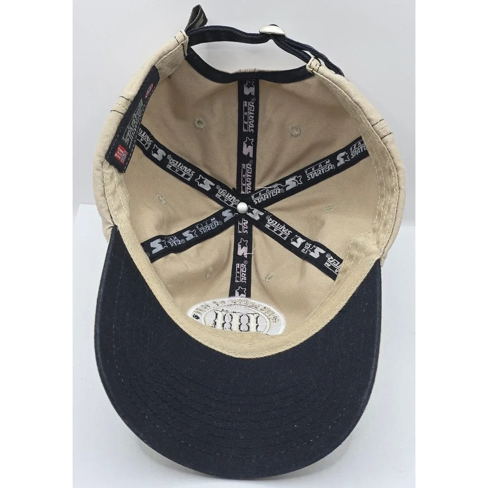 University‎ of Iowa Hawkeyes Team Starter Cap Hat Strapback Beige Black NCAA